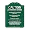 Signmission Caution Automatic Gates No Playing Gate Is Timed For One Vehicle Management Not Respo, GW-1824-9992 A-DES-GW-1824-9992 - alternate 1